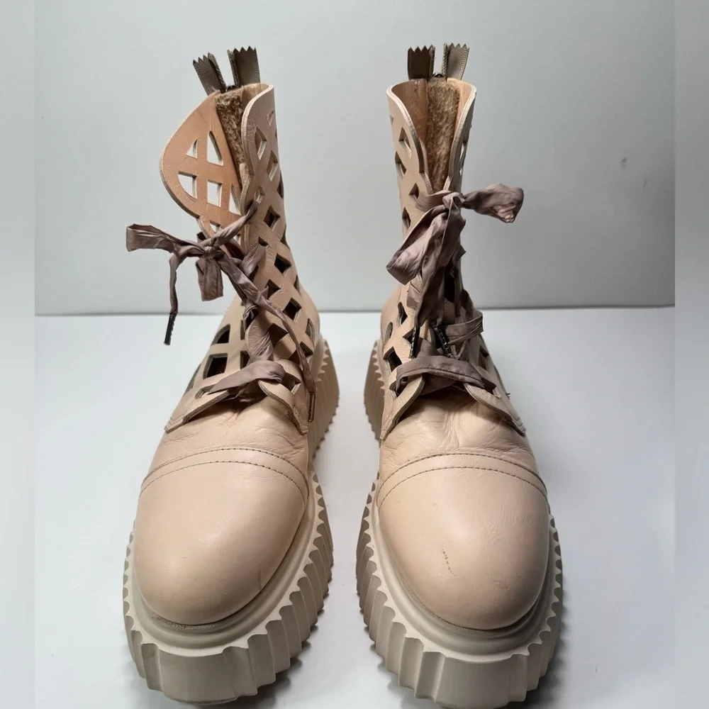 AGL Viggy Platform Ankle Boots women’s size 37 US 7